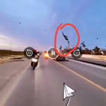 El video del accidente en moto vs carro